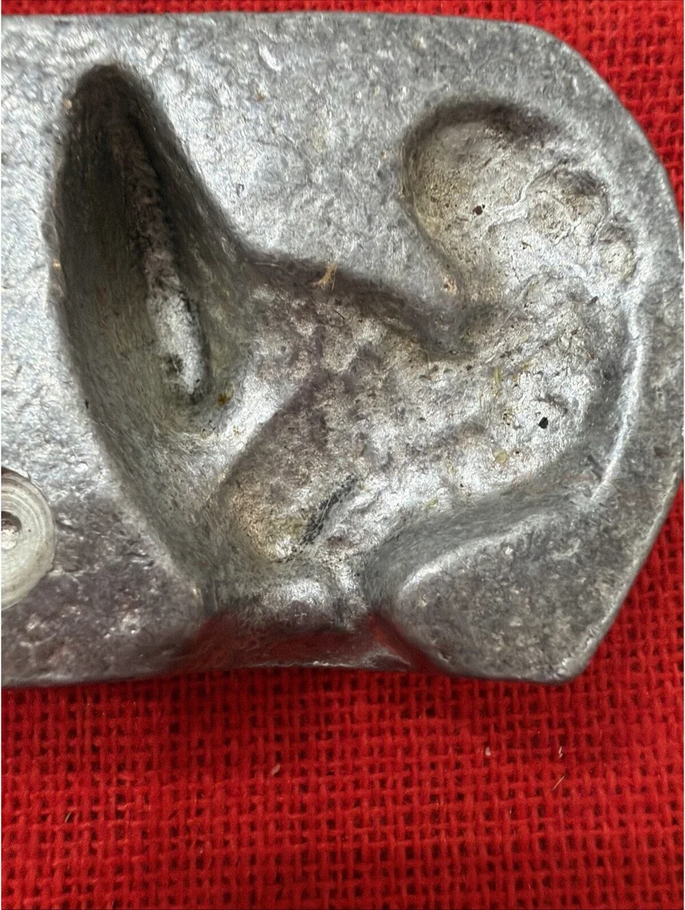 Antique Pewter Candy Mold 3 Turkey Figures Thanksgiving Chocolate Candy 3D Rare